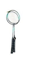 Badminton Racquet Pair - Green/Black