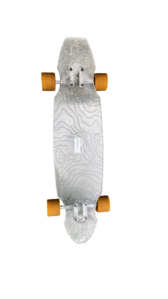 Bahne Topographic Clear Deck Skateboard