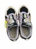 Balabala Sneakers Size 5 Dial-Lace White/Black/Purple