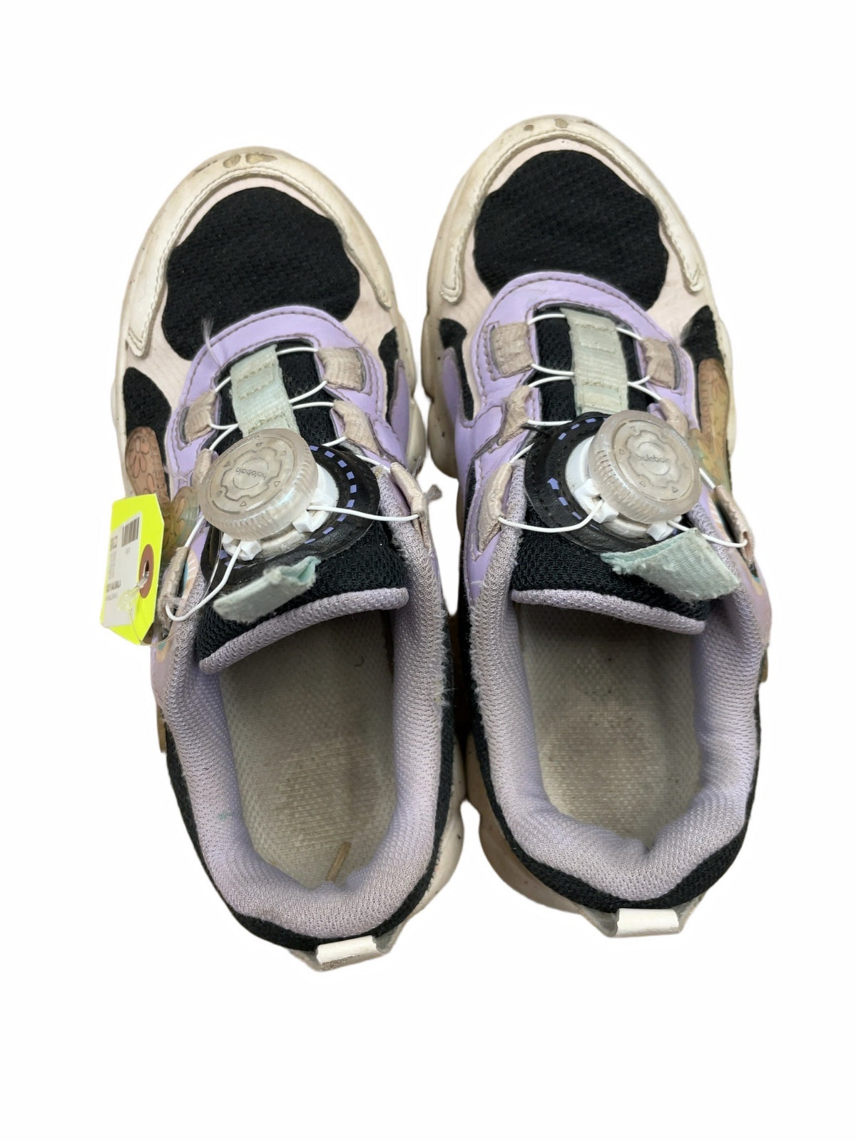 Balabala Sneakers Size 5 Dial-Lace White/Black/Purple