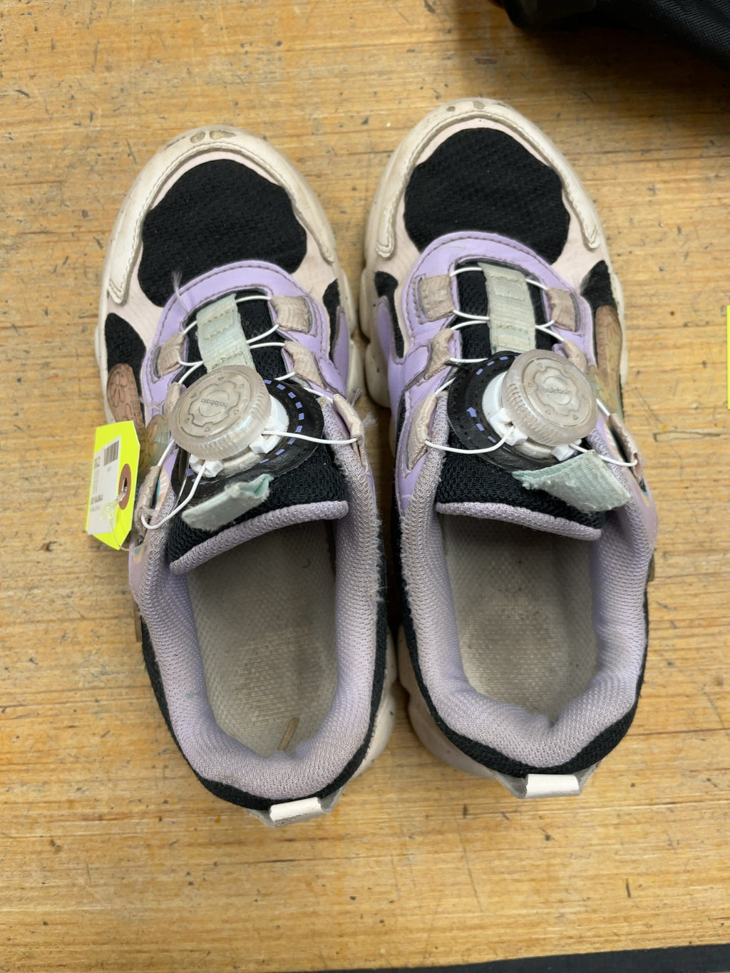 Balabala Sneakers Size 5 Dial-Lace White/Black/Purple