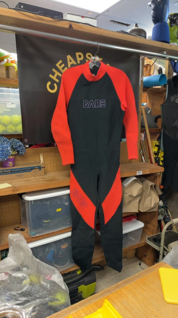 Bare Full Body Wetsuit - Pink/Black - Size Large