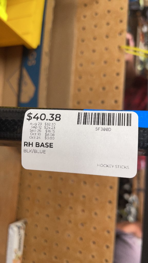 Base Nasty RH Hockey Stick