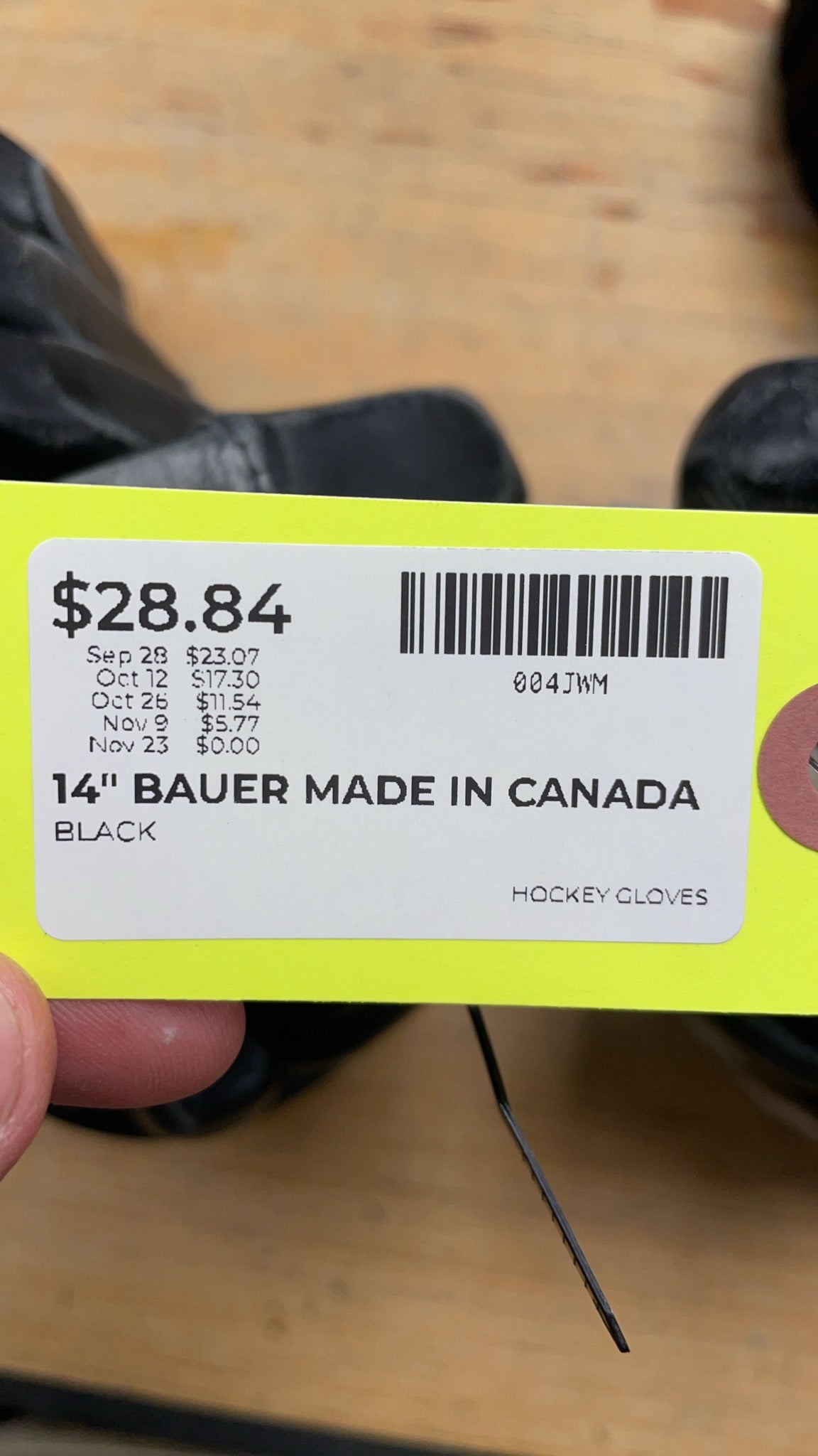 Bauer Armour Foam 14" Hockey Gloves