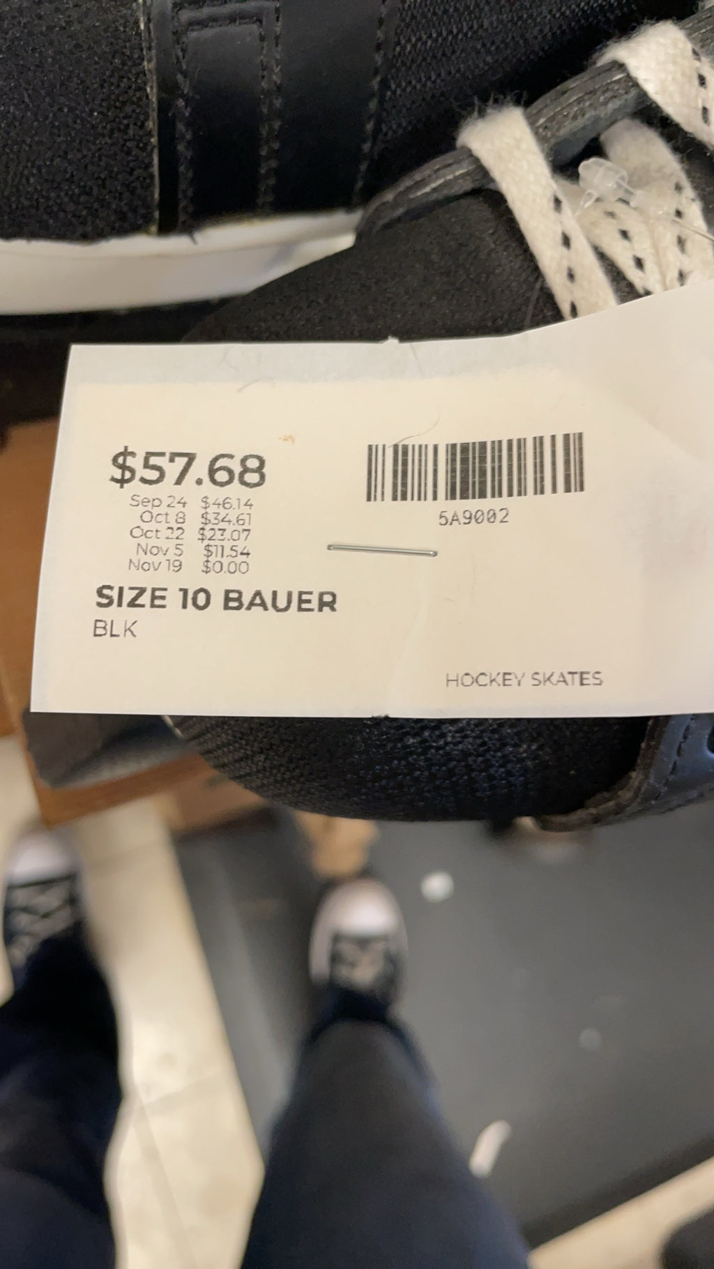 Bauer Charger Size 10 Hockey Skates