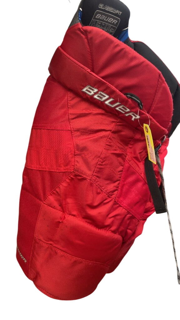Bauer Classic Fit Junior XL Hockey Pants - Red