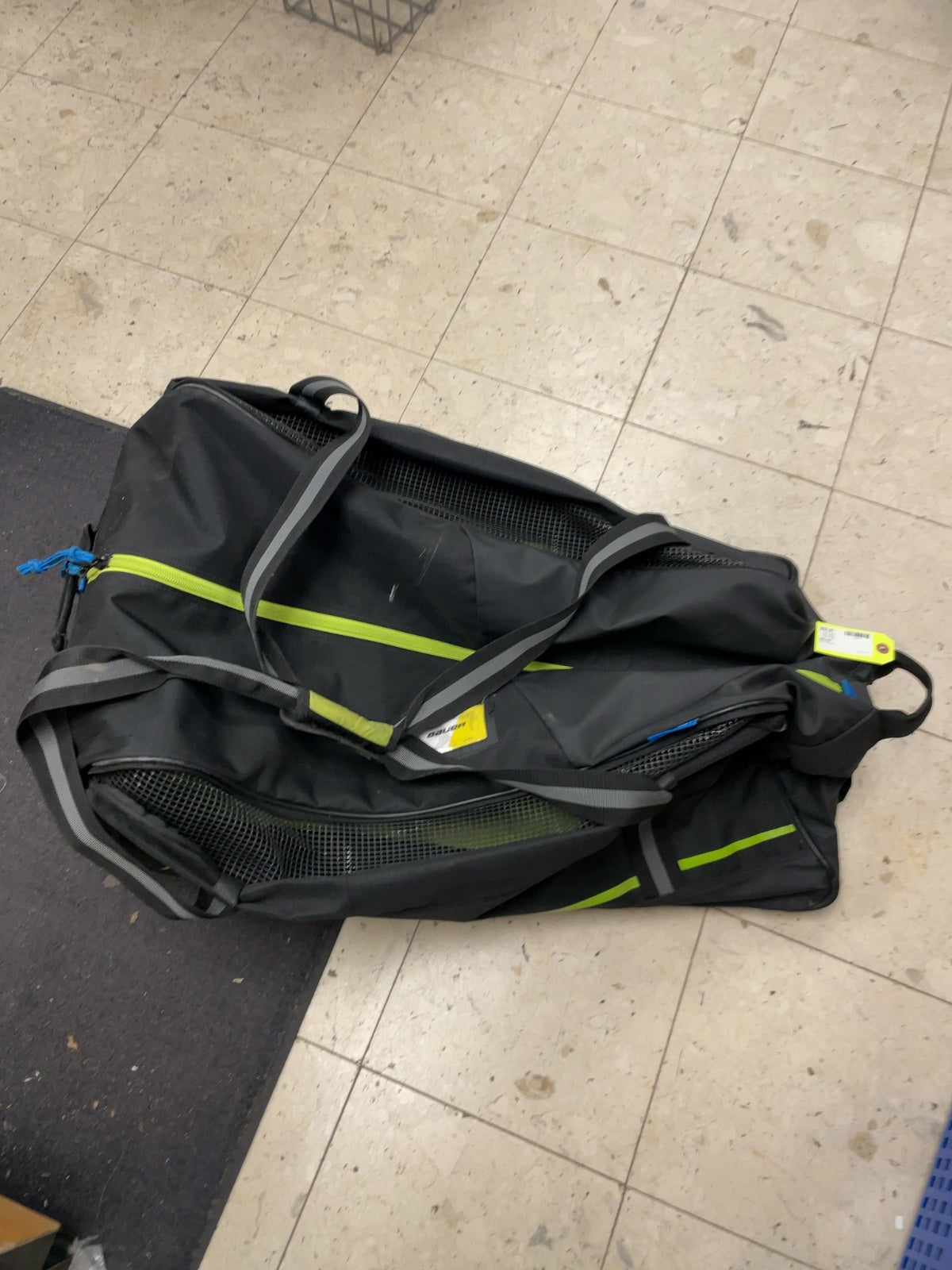Bauer Hockey Bag Black/Green