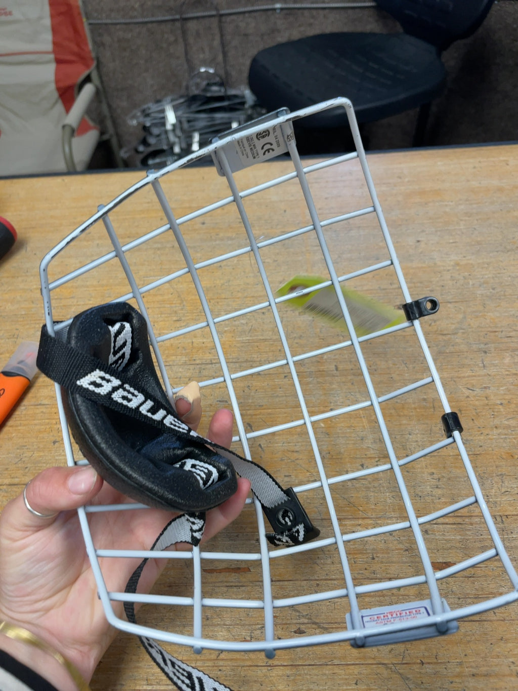 Bauer Hockey Helmet Cage Black