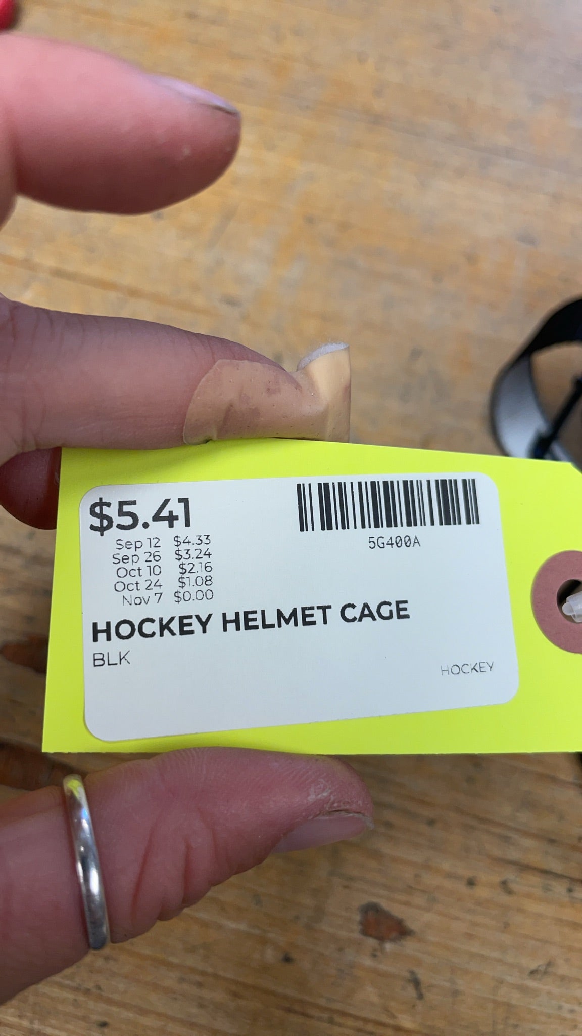 Bauer Hockey Helmet Cage Black