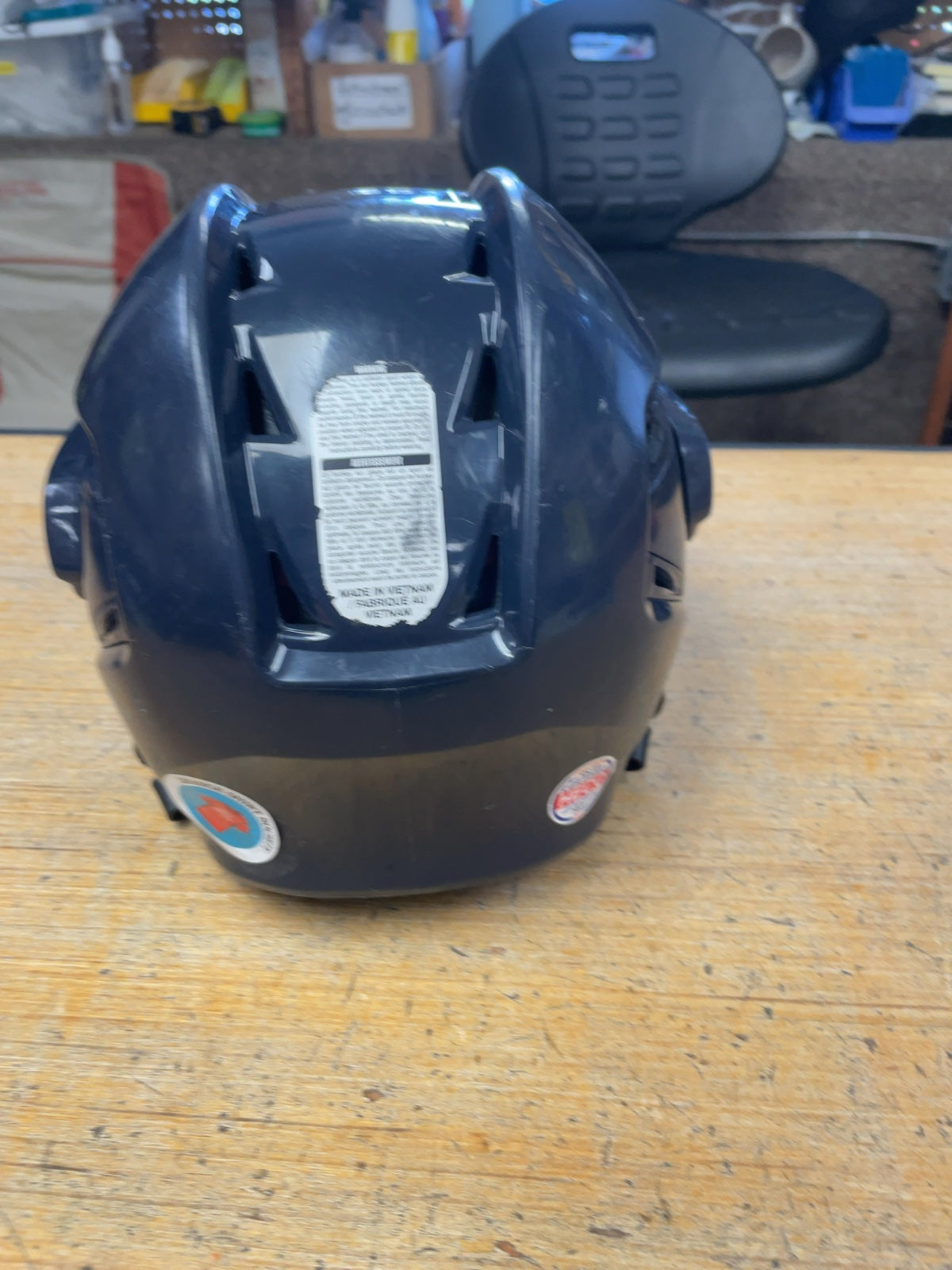 Bauer Hockey Helmet Size M (54.5-59cm) Navy Blue
