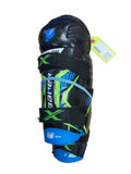 Bauer Hockey Shin Pads 8" Black/Blue