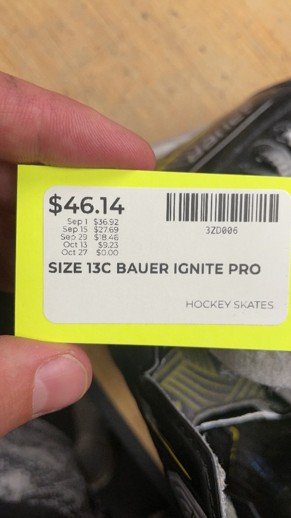 Bauer Ignite Pro Hockey Skates Size 13C