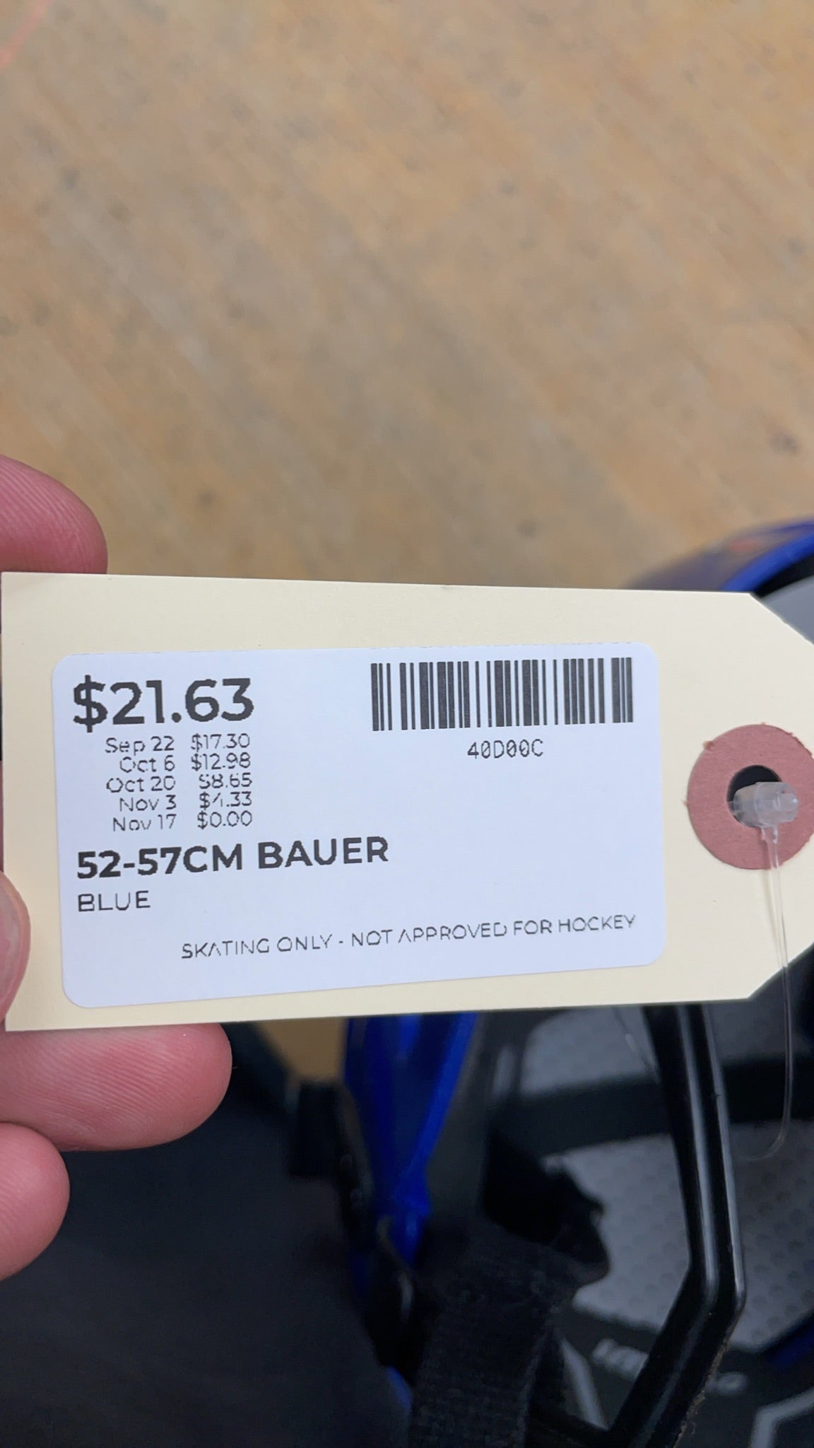 Bauer IMS 5.0 52-57cm Blue Helmet