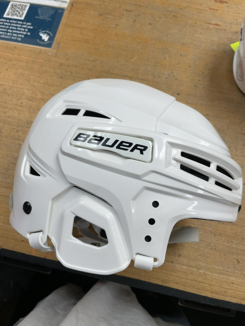 Bauer IMS 5.0 6 3/4 - 7 3/8" White Hockey Helmet