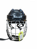 Bauer IMS 5.0 Hockey Helmet with Cage - Black - Size 52-57cm