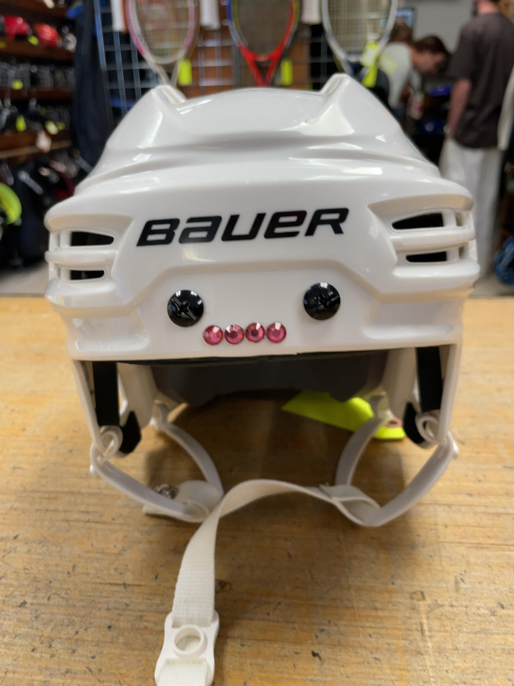 Bauer IMS 5.0 Large 6 3/4 - 7 3/8" White Skating Helmet