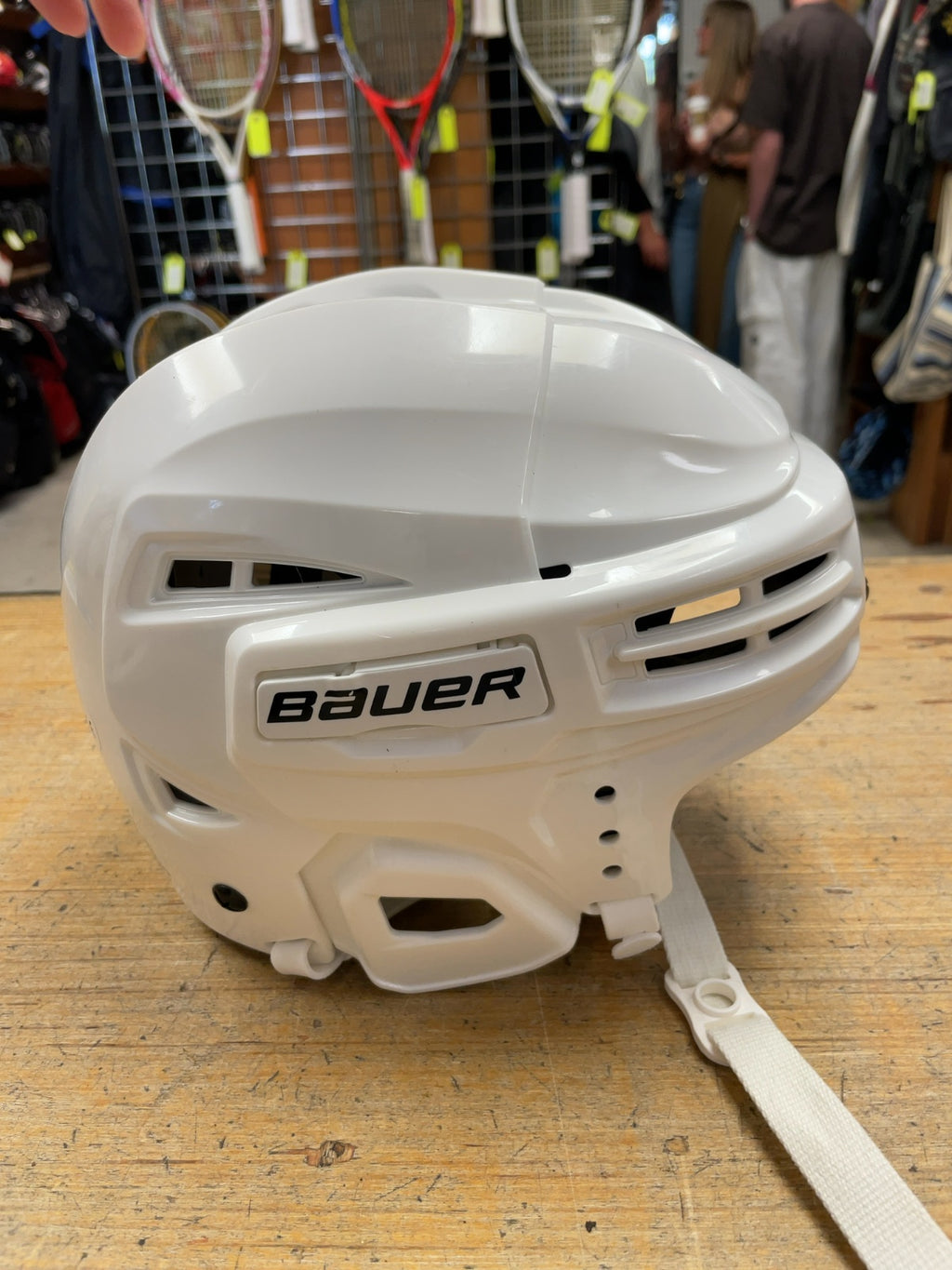 Bauer IMS 5.0 Large 6 3/4 - 7 3/8" White Skating Helmet
