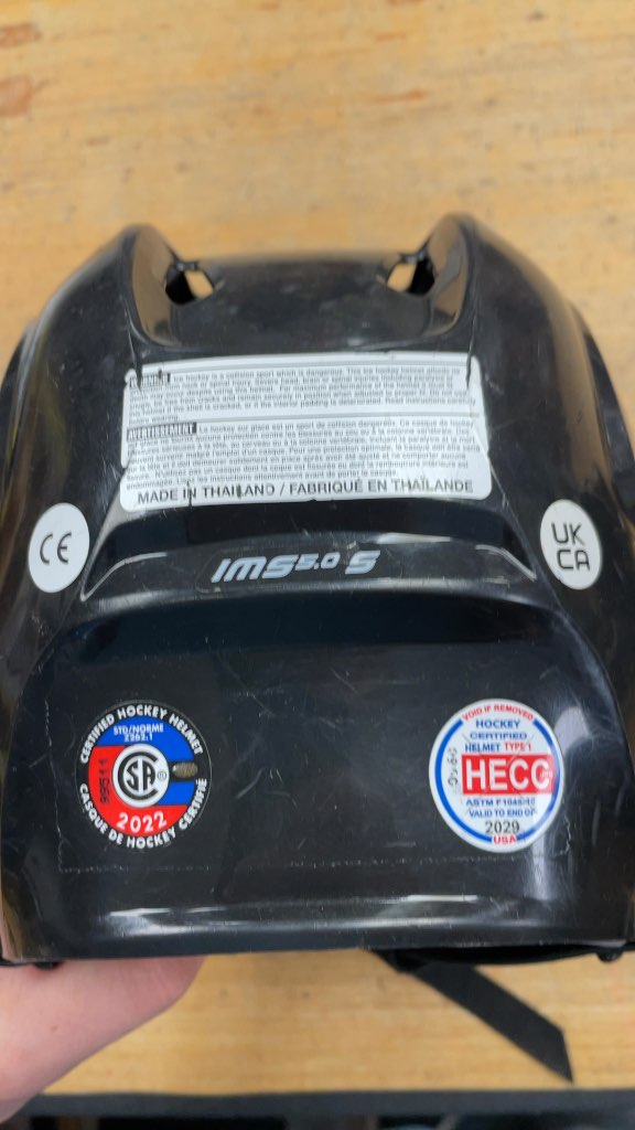 Bauer IMS 5.0 S Hockey Helmet - Black - 52-57cm