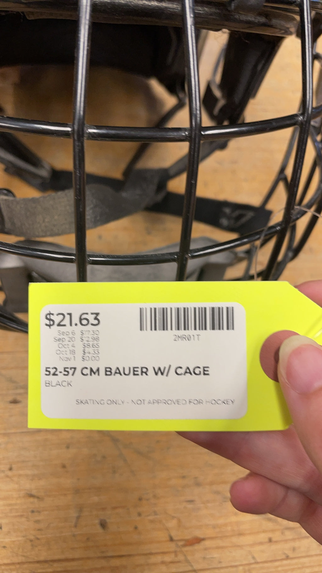 Bauer IMS 9.0 S Hockey Helmet with Cage - Black (52-57 cm)