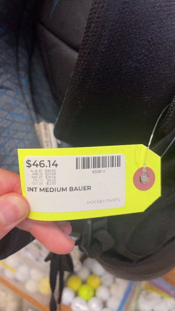 Bauer Intermediate Medium Hockey Pants