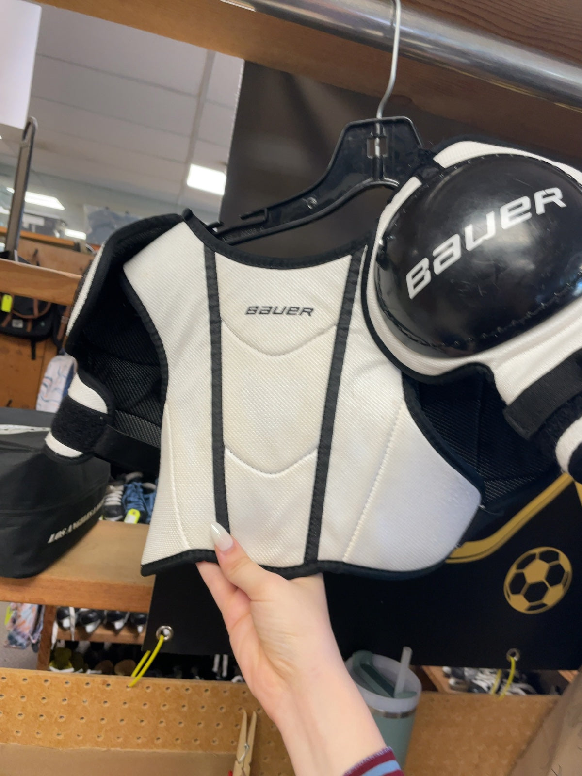 Bauer JR Medium Hockey Shoulder Pads