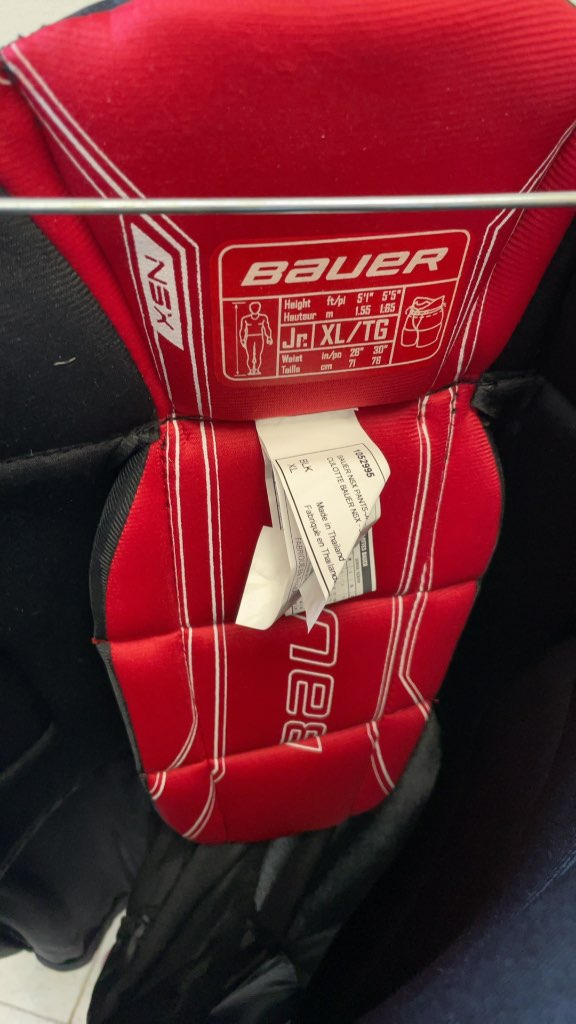 Bauer Junior XL Hockey Pants - Black