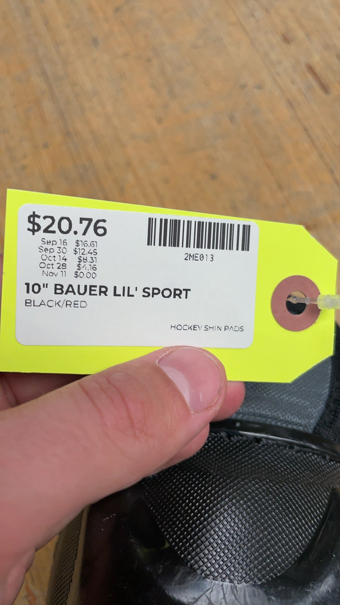 Bauer Lil' Sport 10" Hockey Shin Pads