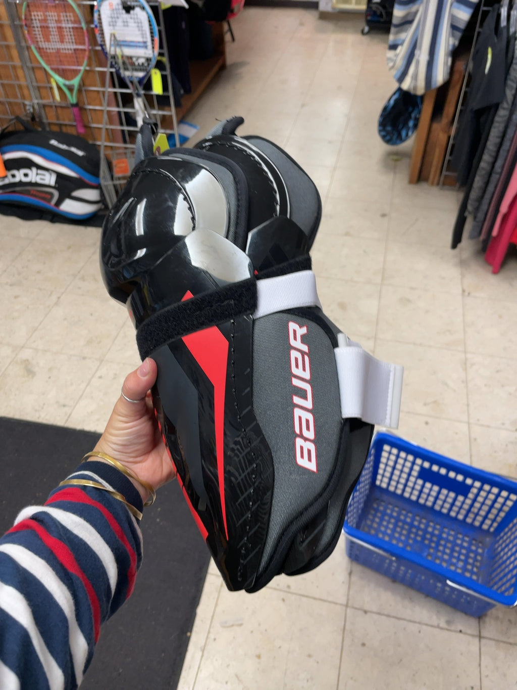 Bauer Lil Sport 11" Hockey Shin Pads