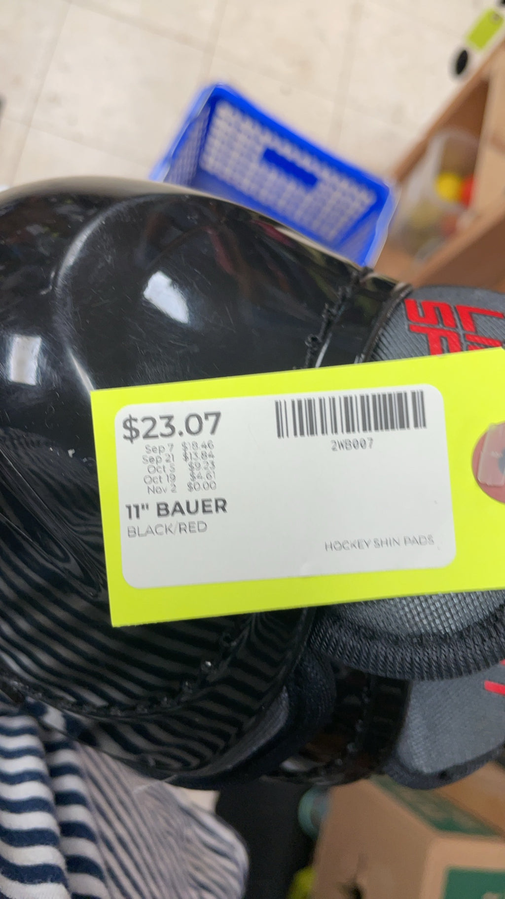 Bauer Lil Sport 11" Hockey Shin Pads