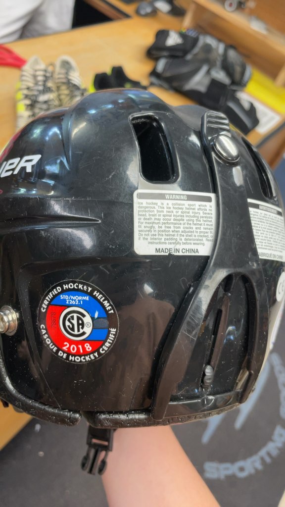 Bauer Lil Sport Skating Helmet - Black