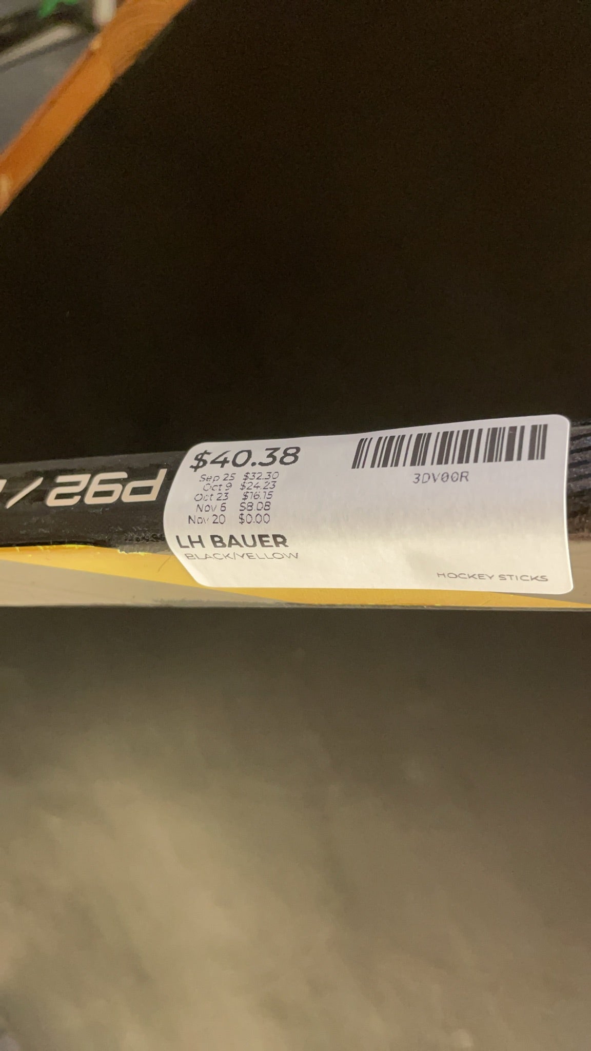 Bauer Nexus 20 Flex LH Youth Hockey Stick