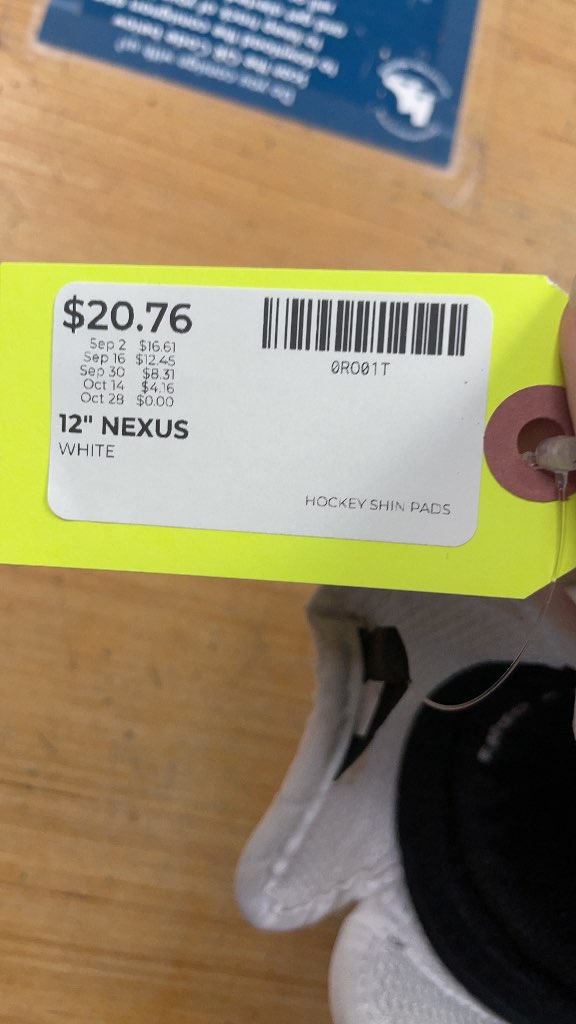 Bauer Nexus 400 Hockey Shin Pads - 12"