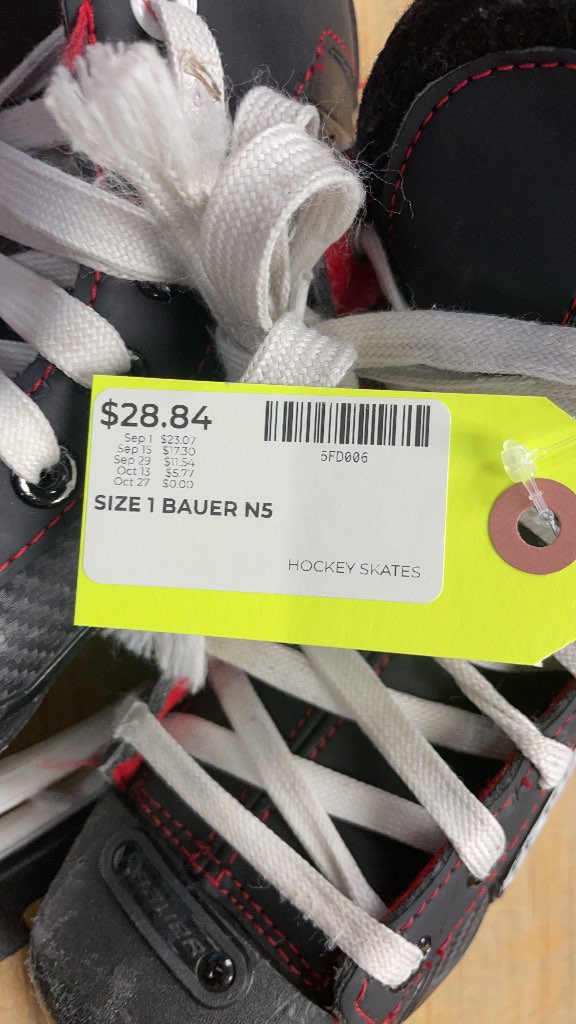Bauer NS Hockey Skates Size 1