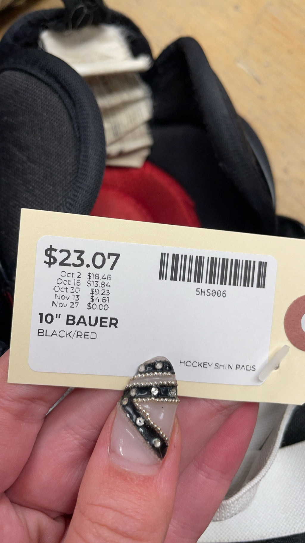 Bauer NSX 10" Hockey Shin Pads