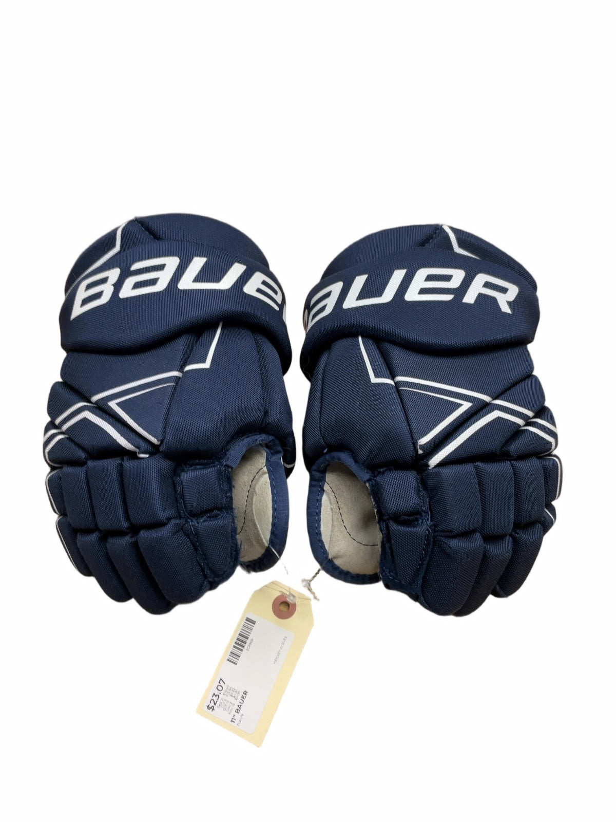 Bauer NSX 11" Hockey Gloves Navy