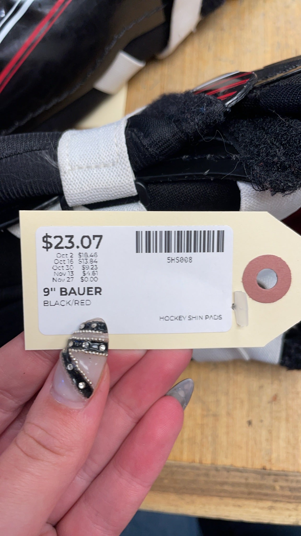Bauer NSX 9" Hockey Shin Pads