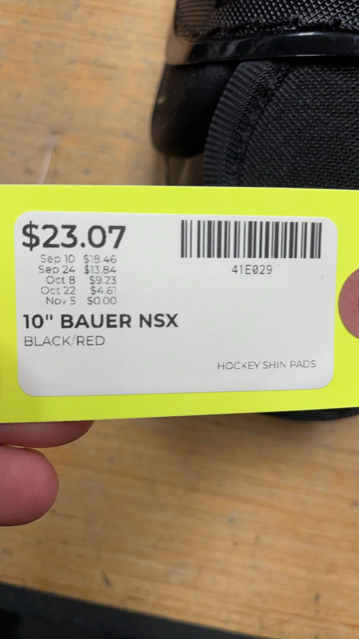 Bauer NSX Hockey Shin Pads - 10"