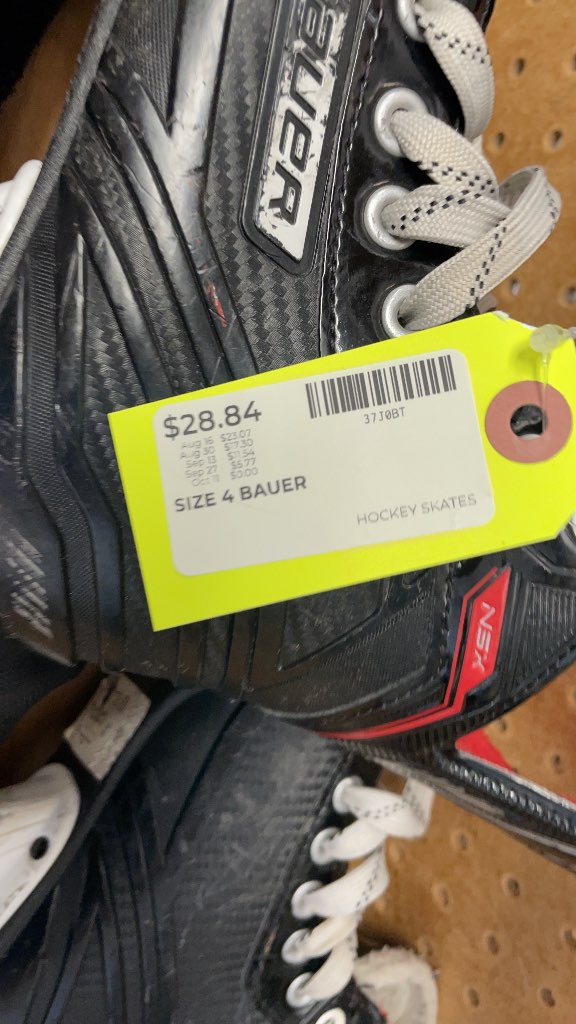 Bauer NSX Hockey Skates - Size 4