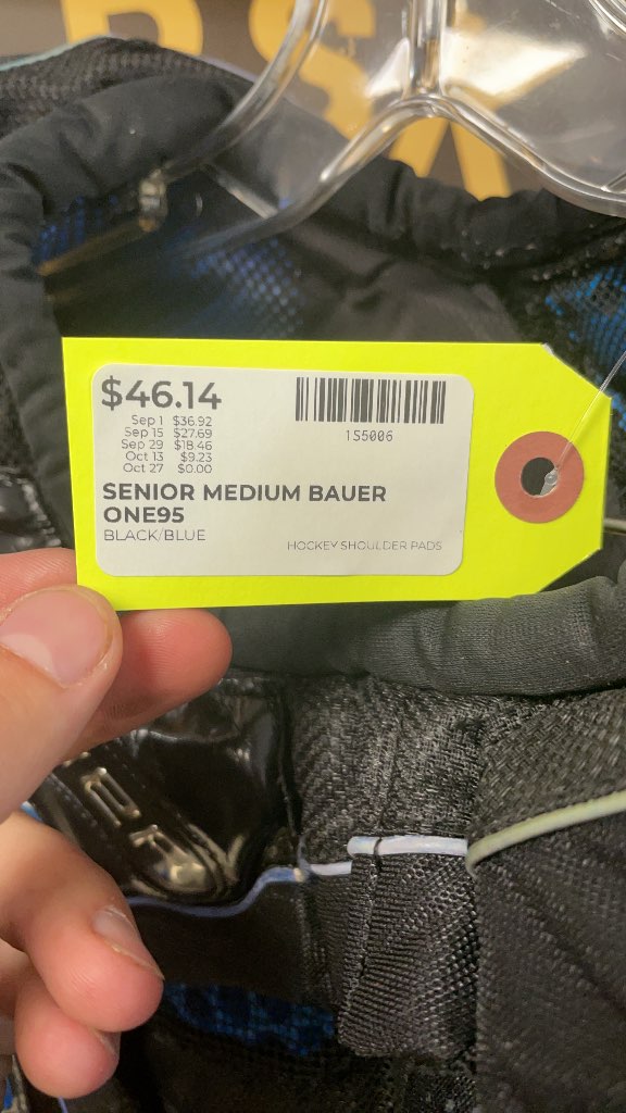 Bauer ONE95 Senior Medium Hockey Shoulder Pads