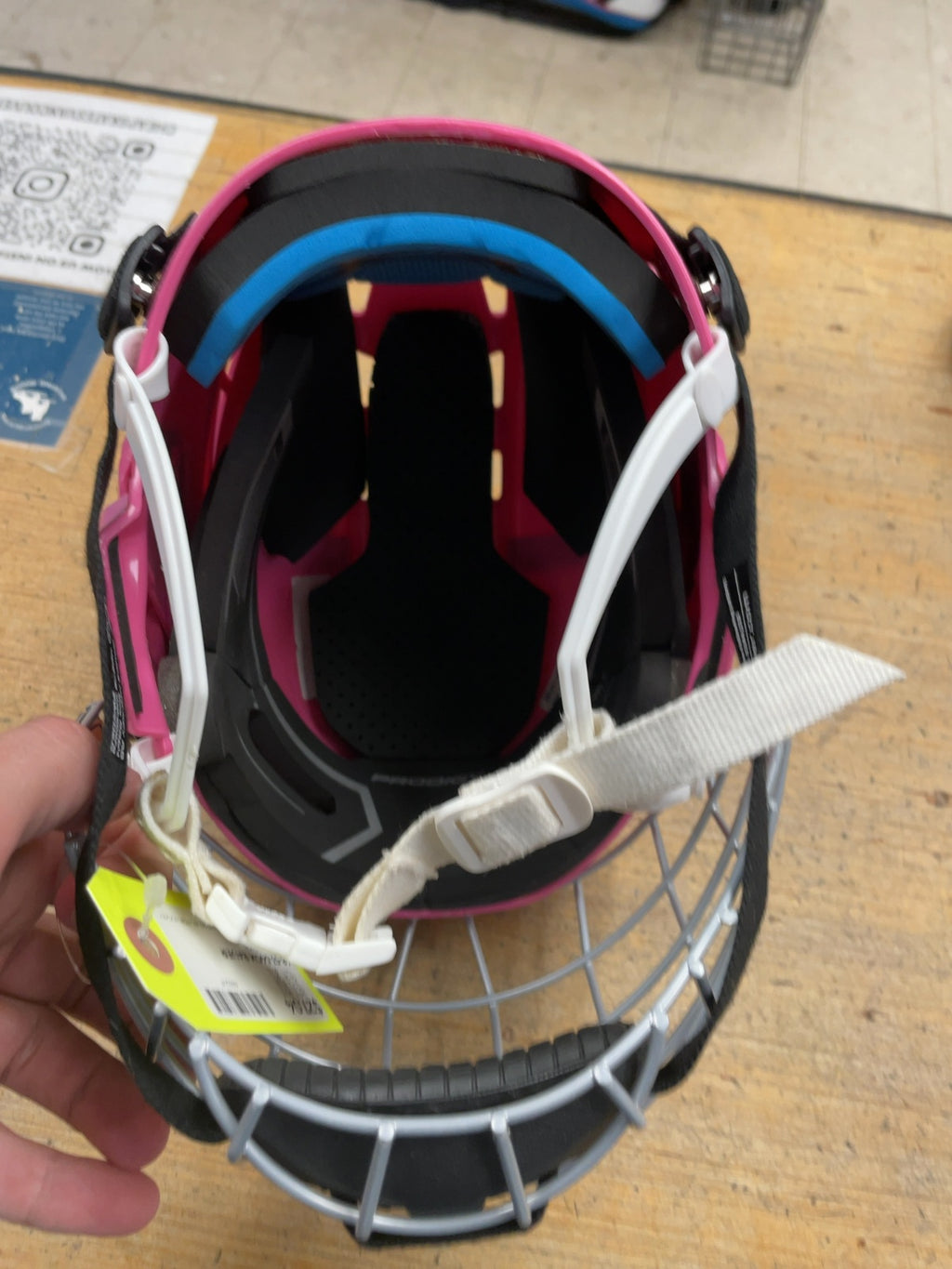 Bauer Prodigy 48-53.54cm Pink Hockey Helmet with Cage