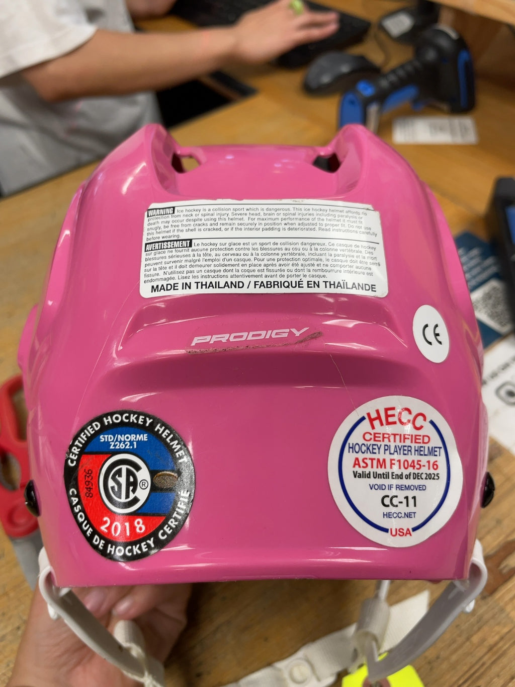 Bauer Prodigy 6-6 5/8" Pink Hockey Helmet