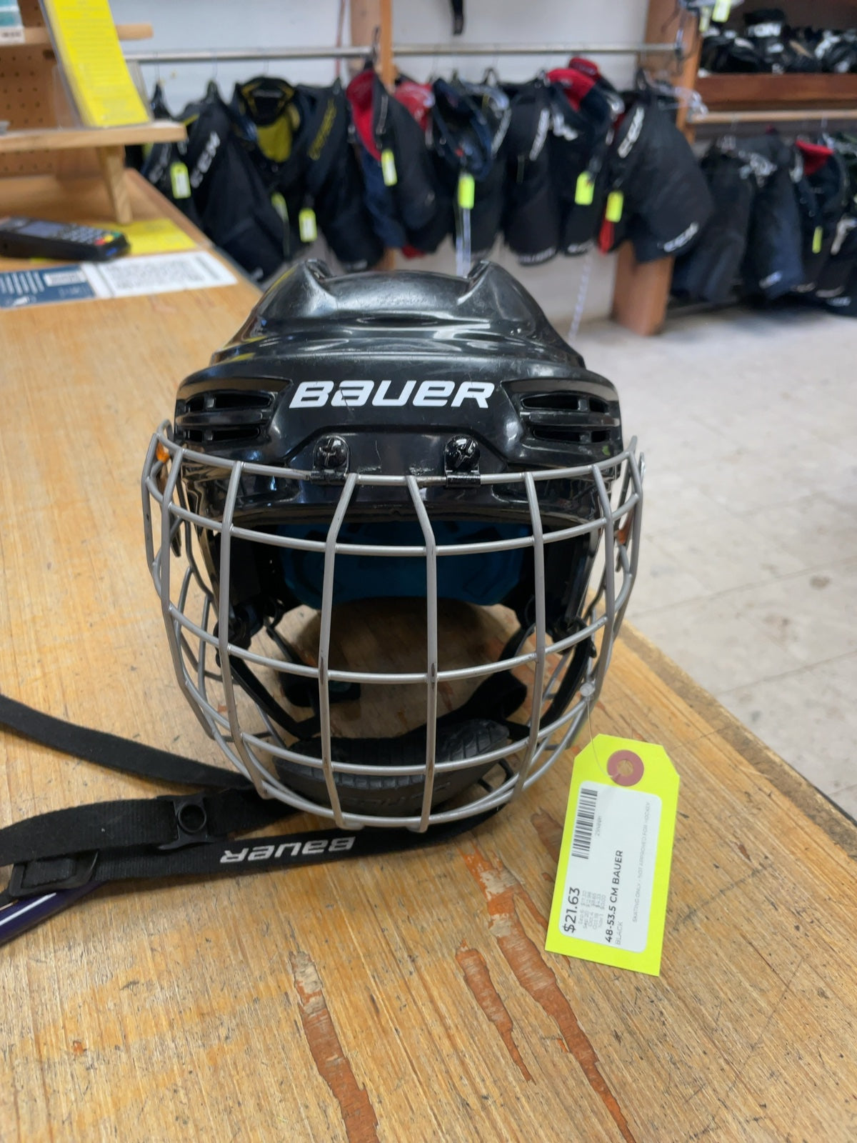 Bauer Prodigy Youth Hockey Helmet with Cage - Black