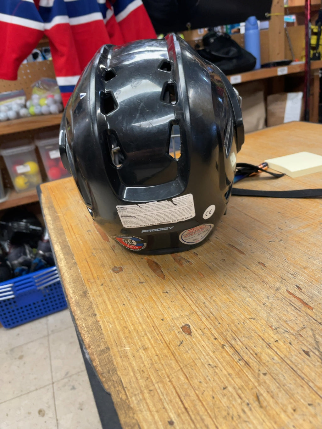 Bauer Prodigy Youth Hockey Helmet with Cage - Black