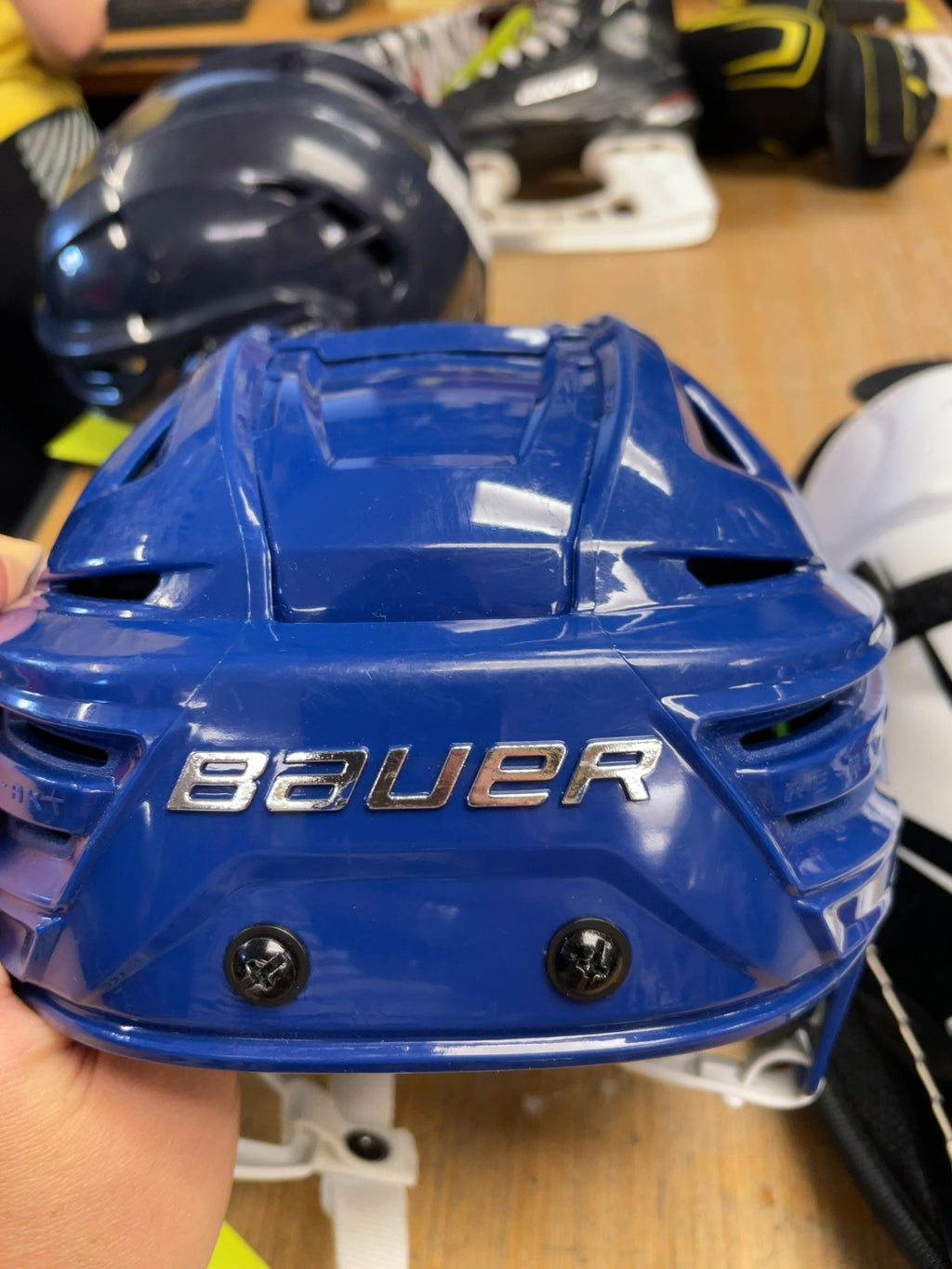 Bauer RE-AKT 155 S 6 1/2 - 7 1/8" Blue Hockey Helmet