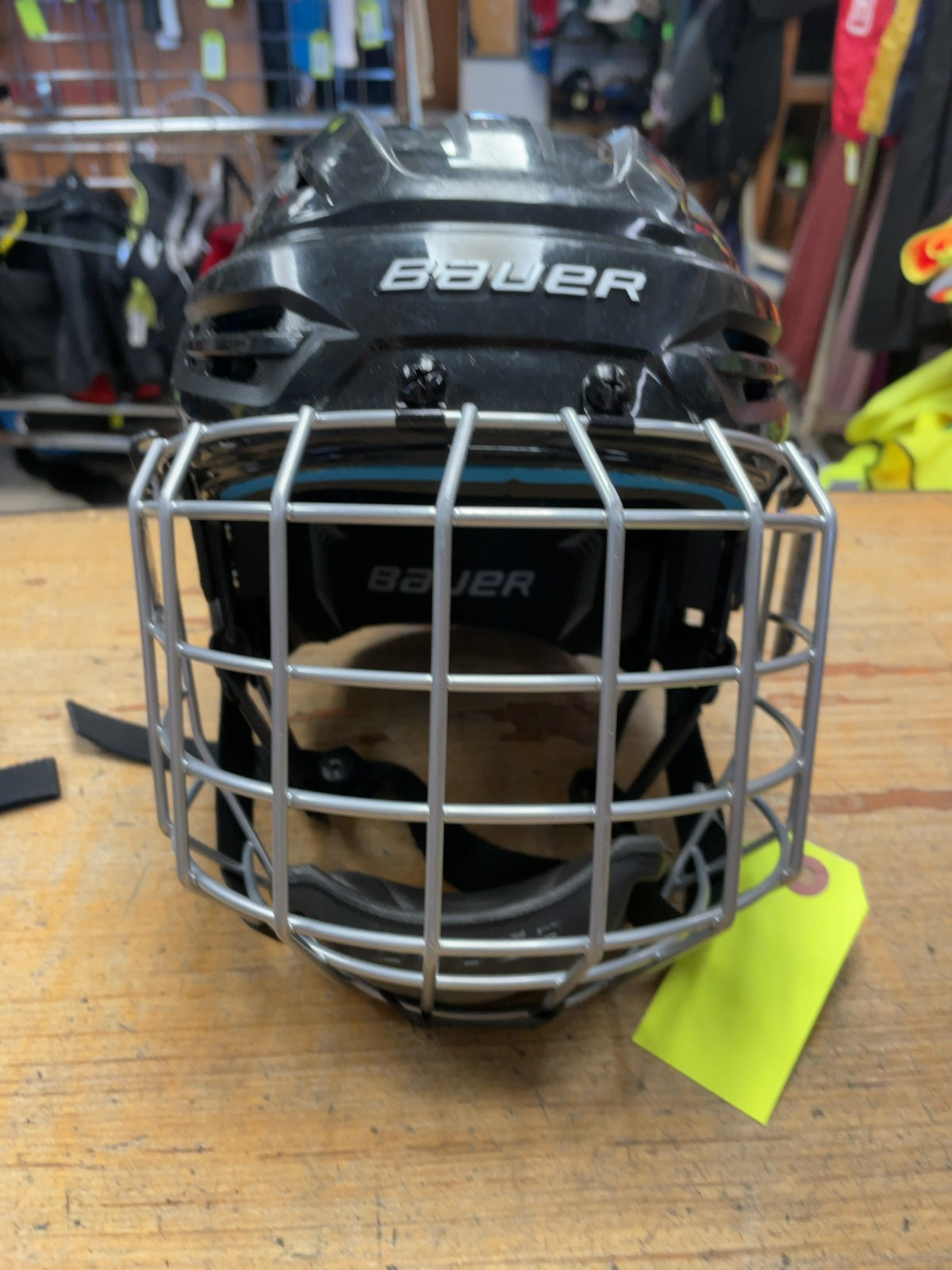 Bauer RE-AKT 55 S/P 52-57cm Black Hockey Helmet with Cage