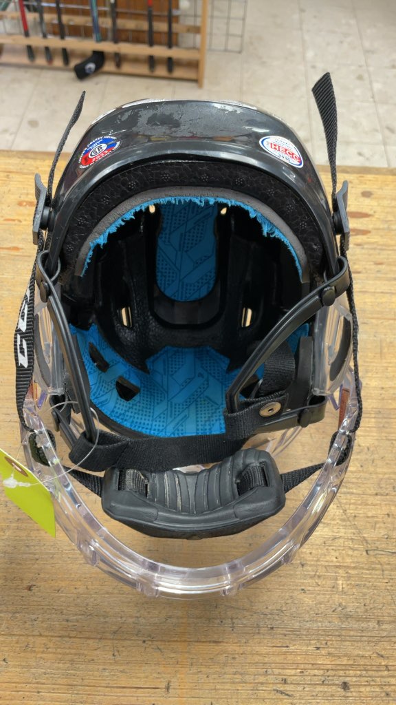 Bauer RE-AKT 65 Hockey Helmet with CCM Visor - Black - Small