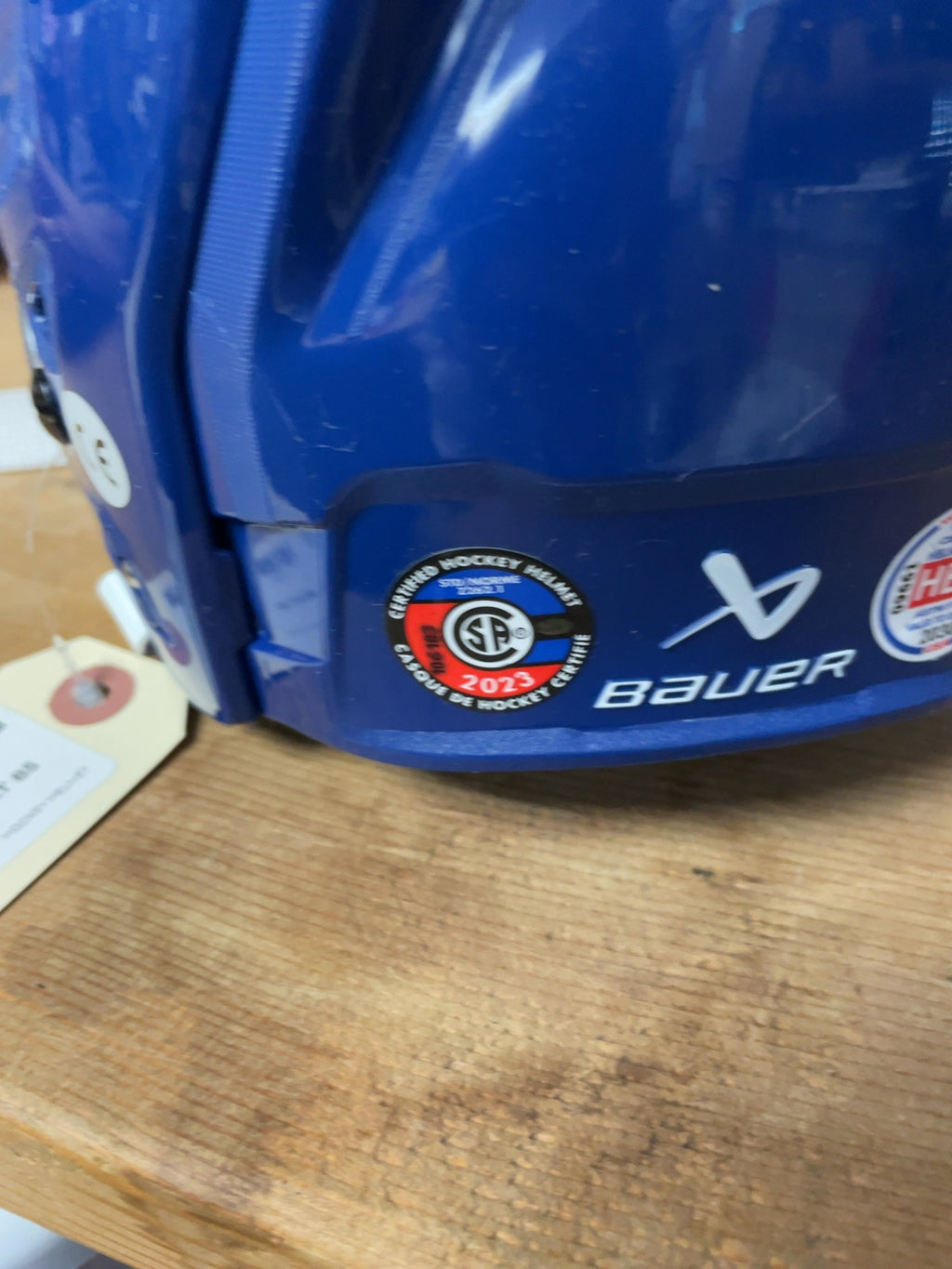 Bauer Re-Akt 85 52-56.5cm Hockey Helmet Blue