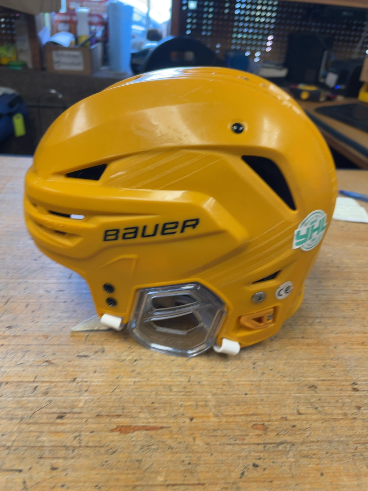 Bauer RE-AKT 85 Hockey Helmet - Yellow - Small