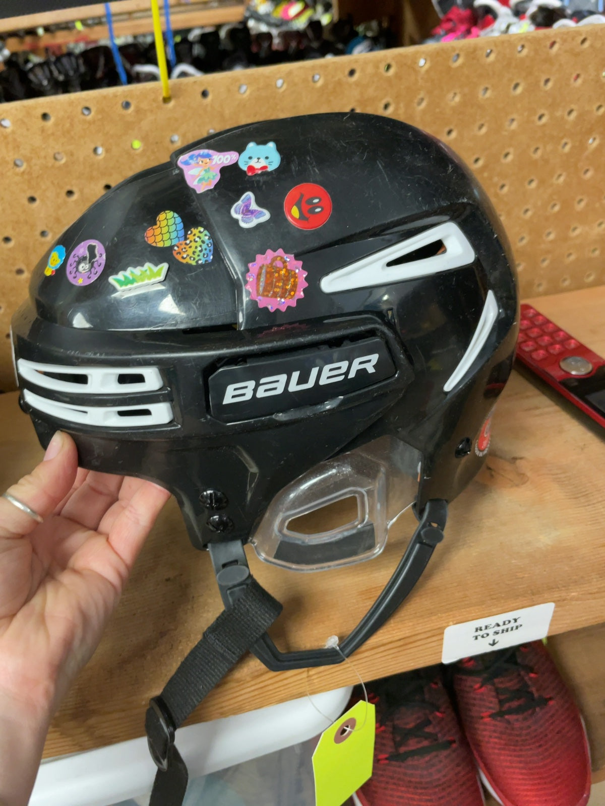 Bauer RE-AKT S 51-55.5cm Skating Helmet Black