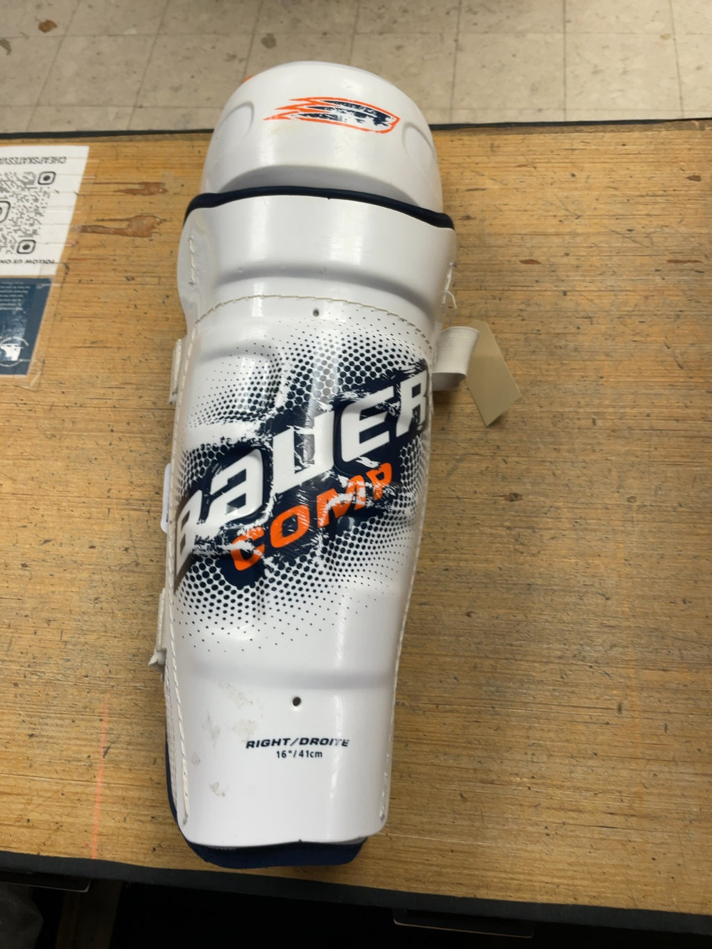 Bauer SG Comp 16" Hockey Shin Pads